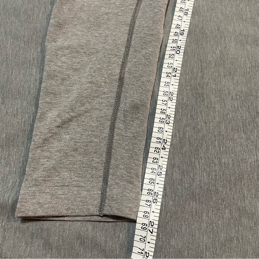 Gymshark Flex Seamless Leggings L Light Grey Marl Pink Waist High Waisted Sculpt - Picture 7 of 10